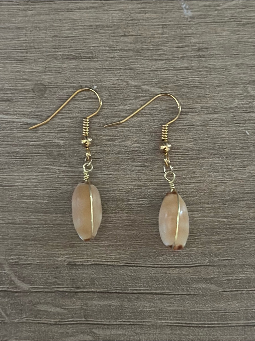 Isabel Cowrie Earrings